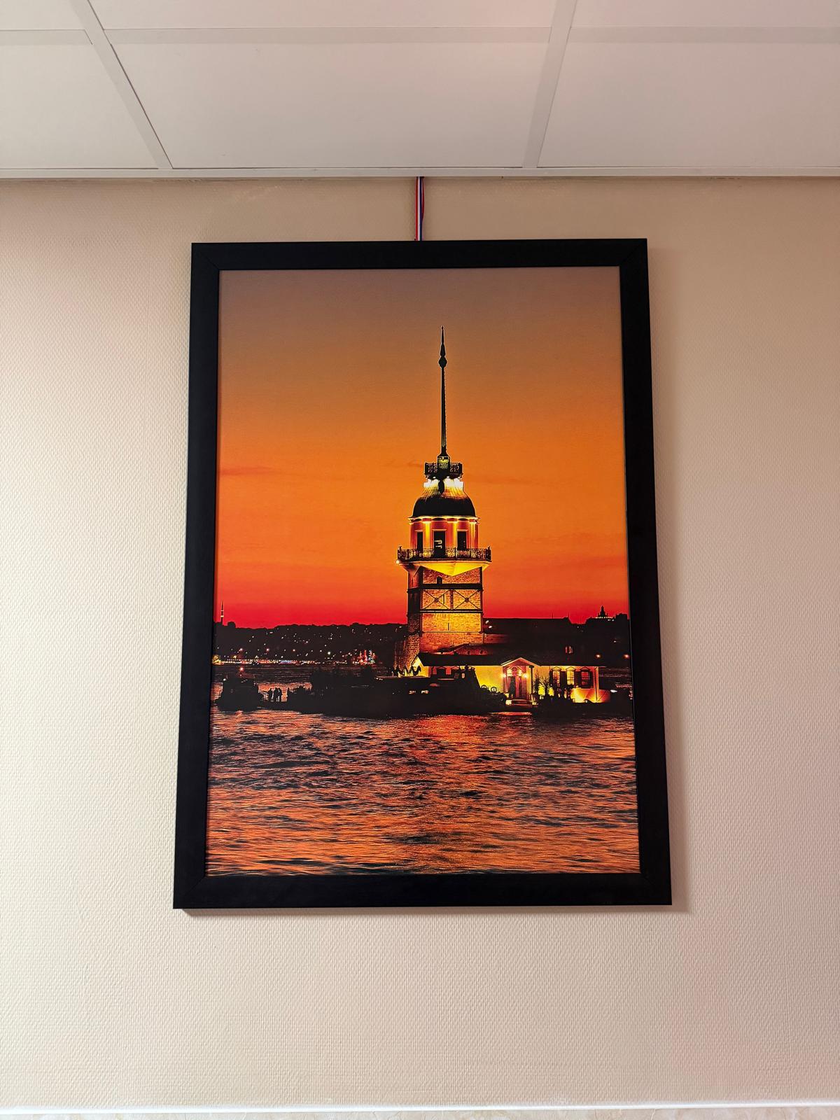 Decoratie aan de muur bij KEYFO